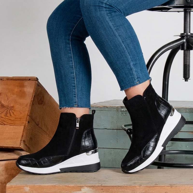 đ„ LETZTER TAG: 80 % RABATT | OrthopĂ€dische, wasserdichte Leder-Schneestiefel mit Wollfutter