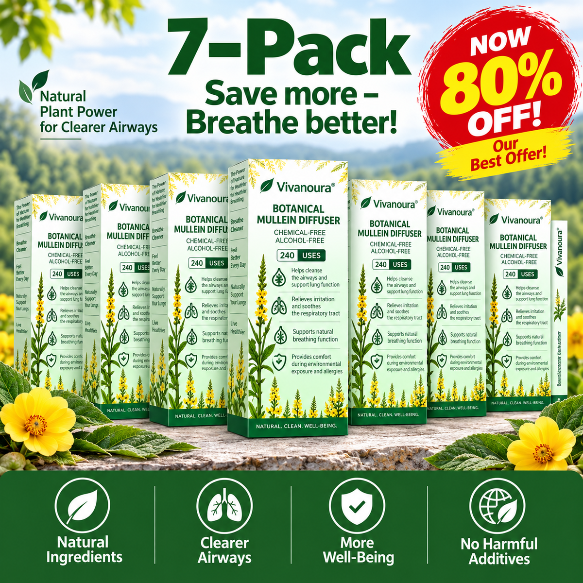 ✨CVS® 🌿Botanical Mullein Diffuser – Everyday LungCare ✨