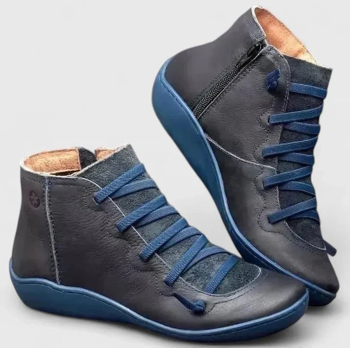 🔥 Letzter Tag: 50 % Rabatt – Wasserdichte orthopädische Damen-Lederstiefeletten