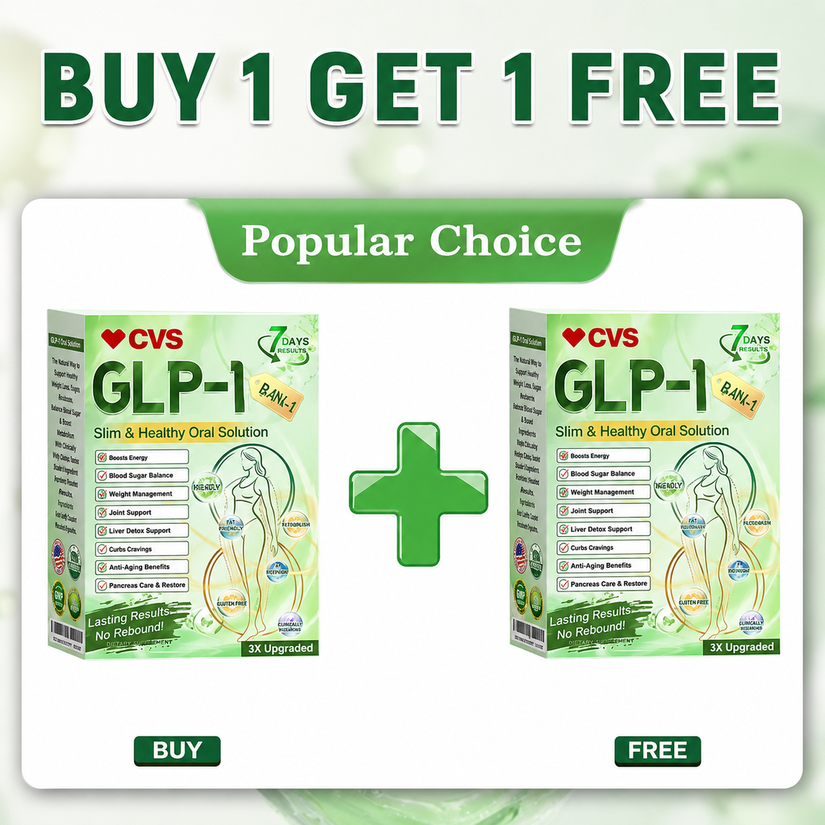 ✨ CVS® GLP-1 8-in-1 Slim & Healthy Oral Solution | Once daily. Supports weight management, appetite control, heart and gut health, joints, skin and energy