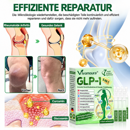 ⏰ GLP-1 8-in-1 Slim & Healthy Lösung | 1× täglich – sichtbare Ergebnisse in 7 Tagen | Für Gewicht, Herz, Blutzucker, Schlaf, Darm, Gelenke, Haut & Energie | CE · MDR (EU) 2017/745 · BfArM