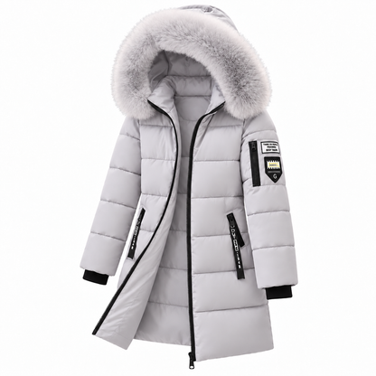🔥 LETZTER TAG –  80% RABATT 🔥 ❄️ Warmer Damen-Daunenmantel mit Kapuze und abnehmbarem Kunstfellkragen