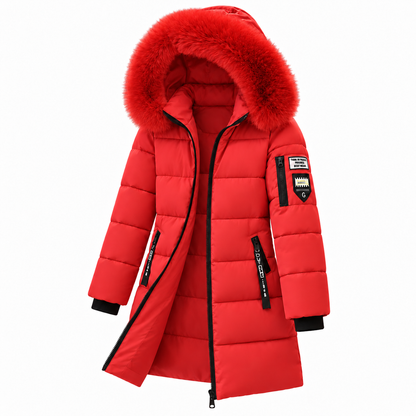 🔥 LETZTER TAG –  80% RABATT 🔥 ❄️ Warmer Damen-Daunenmantel mit Kapuze und abnehmbarem Kunstfellkragen