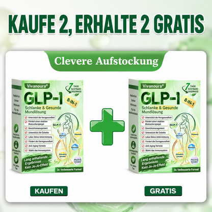 ⏰ GLP-1 8-in-1 Slim & Healthy Lösung | 1× täglich – sichtbare Ergebnisse in 7 Tagen | Für Gewicht, Herz, Blutzucker, Schlaf, Darm, Gelenke, Haut & Energie | CE · MDR (EU) 2017/745 · BfArM