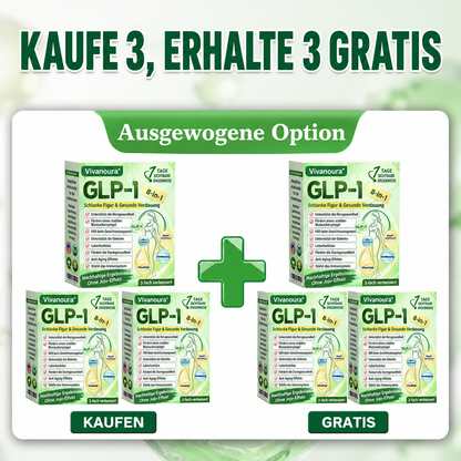 ⏰ GLP-1 8-in-1 Slim & Healthy Lösung | 1× täglich – sichtbare Ergebnisse in 7 Tagen | Für Gewicht, Herz, Blutzucker, Schlaf, Darm, Gelenke, Haut & Energie | CE · MDR (EU) 2017/745 · BfArM