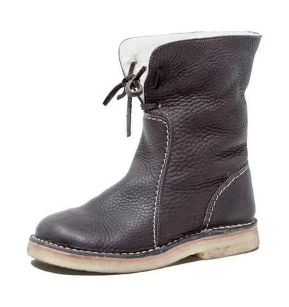 🔥 Letzter Tag: 50 % Rabatt – Orthopädische, wasserdichte Leder-Schneestiefel mit Wollfutter