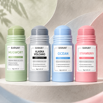 BARUBT complete four-formula clay mask set
