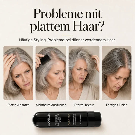[Sonderangebot – Heute 49% sparen 🔥]90ml Volumen Haarspray mit Pfirsichduft – Sofort mehr Fülle für feines Haar