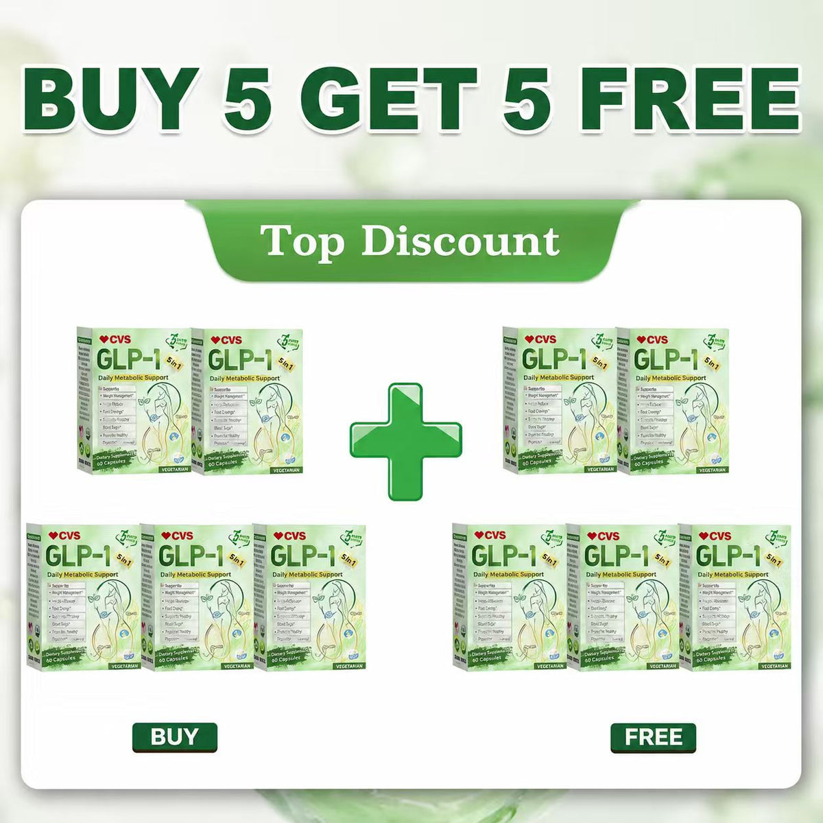 ✨ CVS® GLP-1 8-in-1 Slim & Healthy Oral Solution | Once daily. Supports weight management, appetite control, heart and gut health, joints, skin and energy