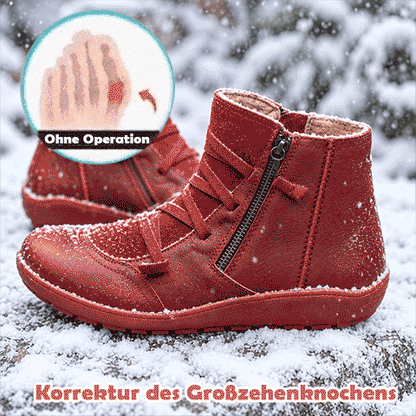 🔥 Letzter Tag: 50 % Rabatt – Wasserdichte orthopädische Damen-Lederstiefeletten