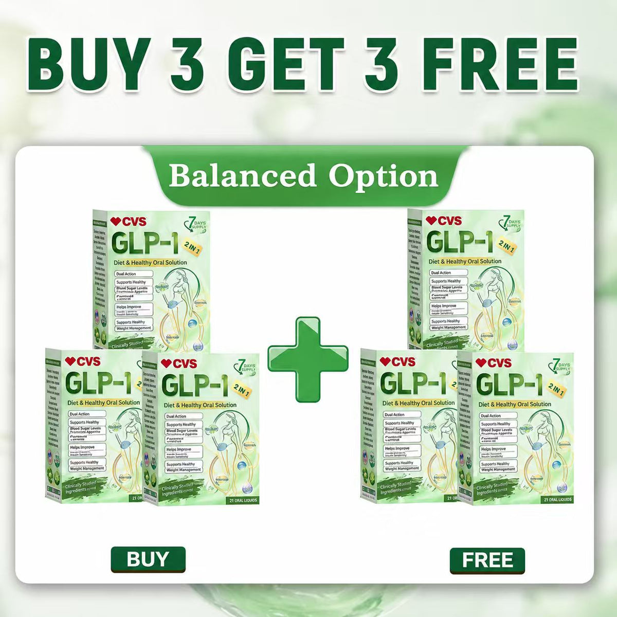 ✨ CVS® GLP-1 8-in-1 Slim & Healthy Oral Solution | Once daily. Supports weight management, appetite control, heart and gut health, joints, skin and energy