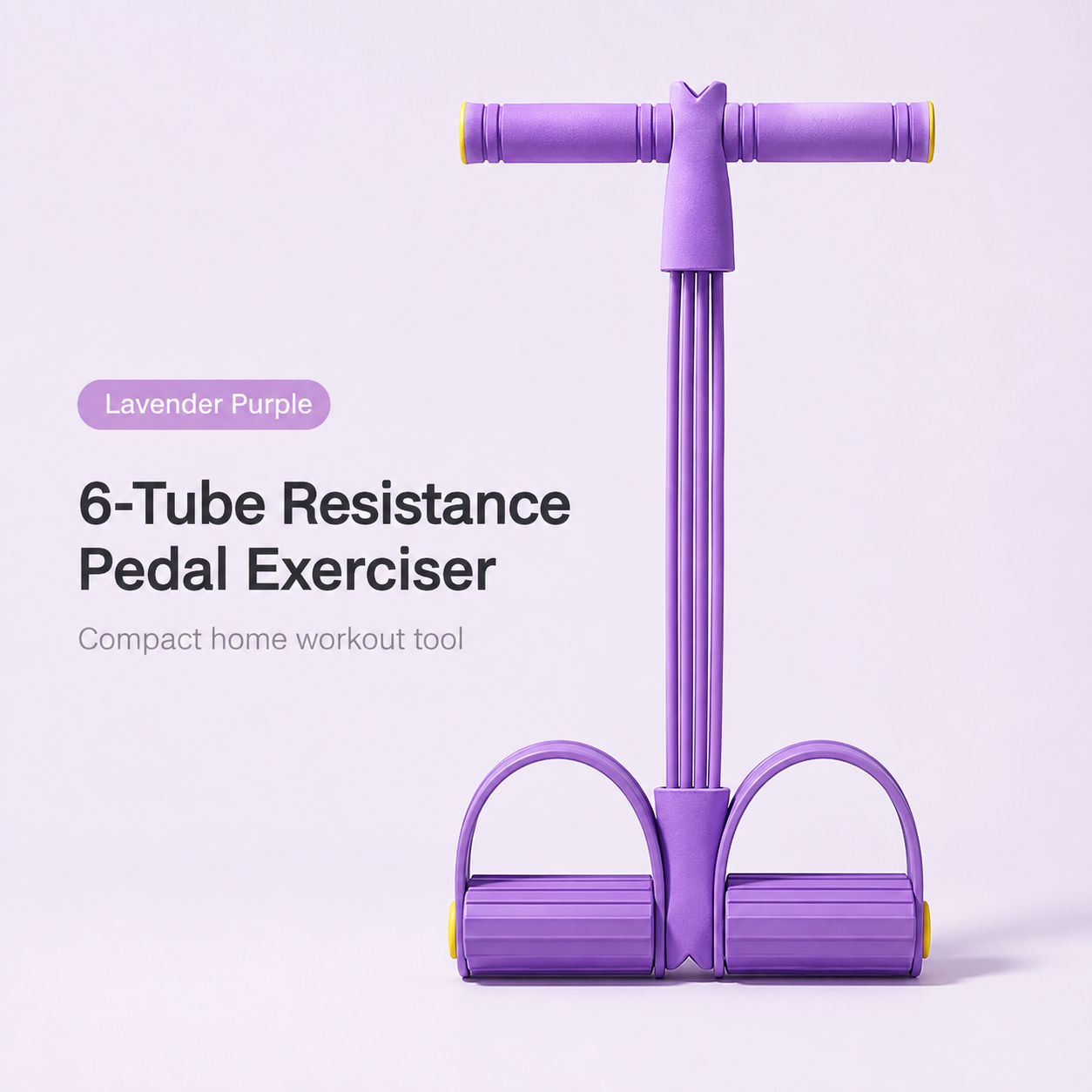 6-Tube Pedal Resistance Band