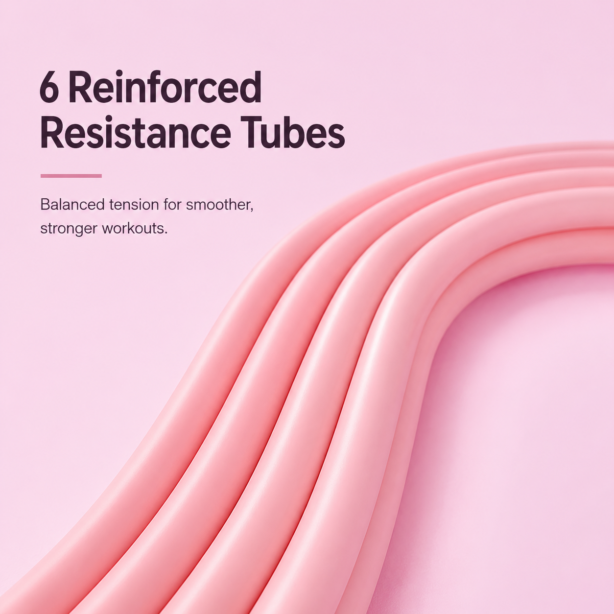 6-Tube Pedal Resistance Band