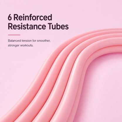 6-Tube Pedal Resistance Band
