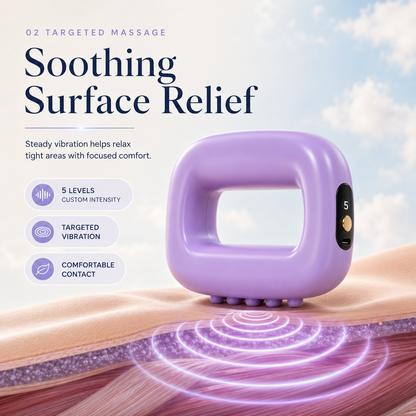 Rechargeable Vibration Massage Ring with Adjustable Strap