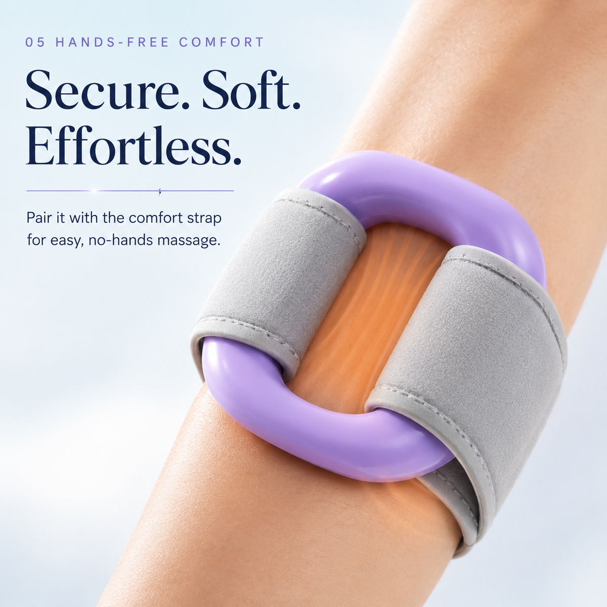 Rechargeable Vibration Massage Ring with Adjustable Strap