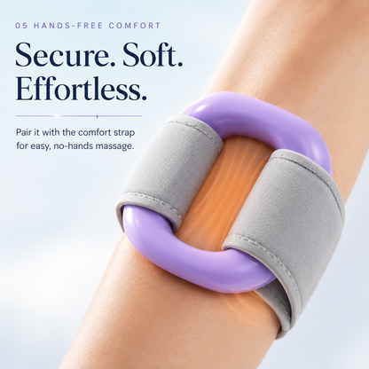 Rechargeable Vibration Massage Ring with Adjustable Strap