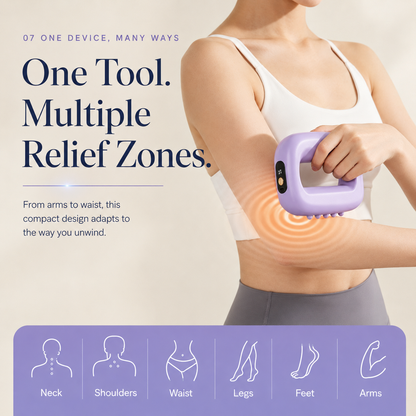 Rechargeable Vibration Massage Ring with Adjustable Strap