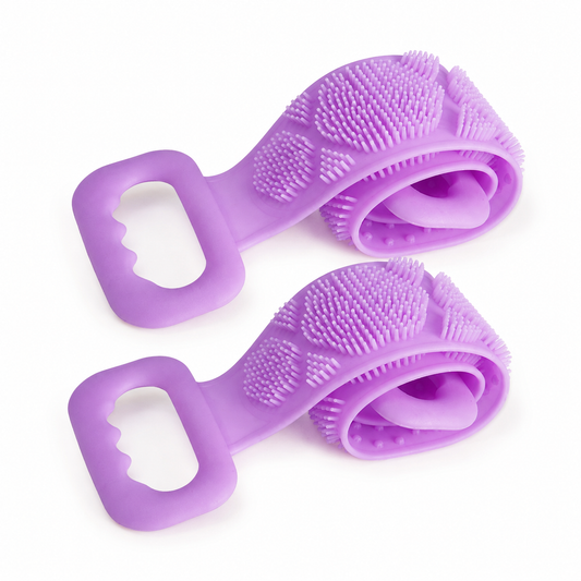 Double-Sided Silicone Back Scrubber