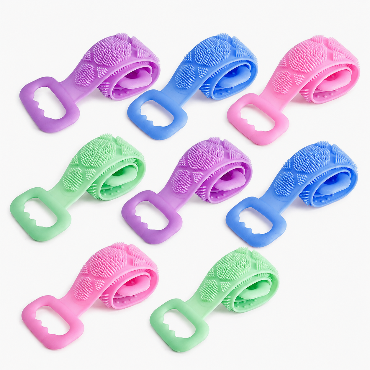Double-Sided Silicone Back Scrubber
