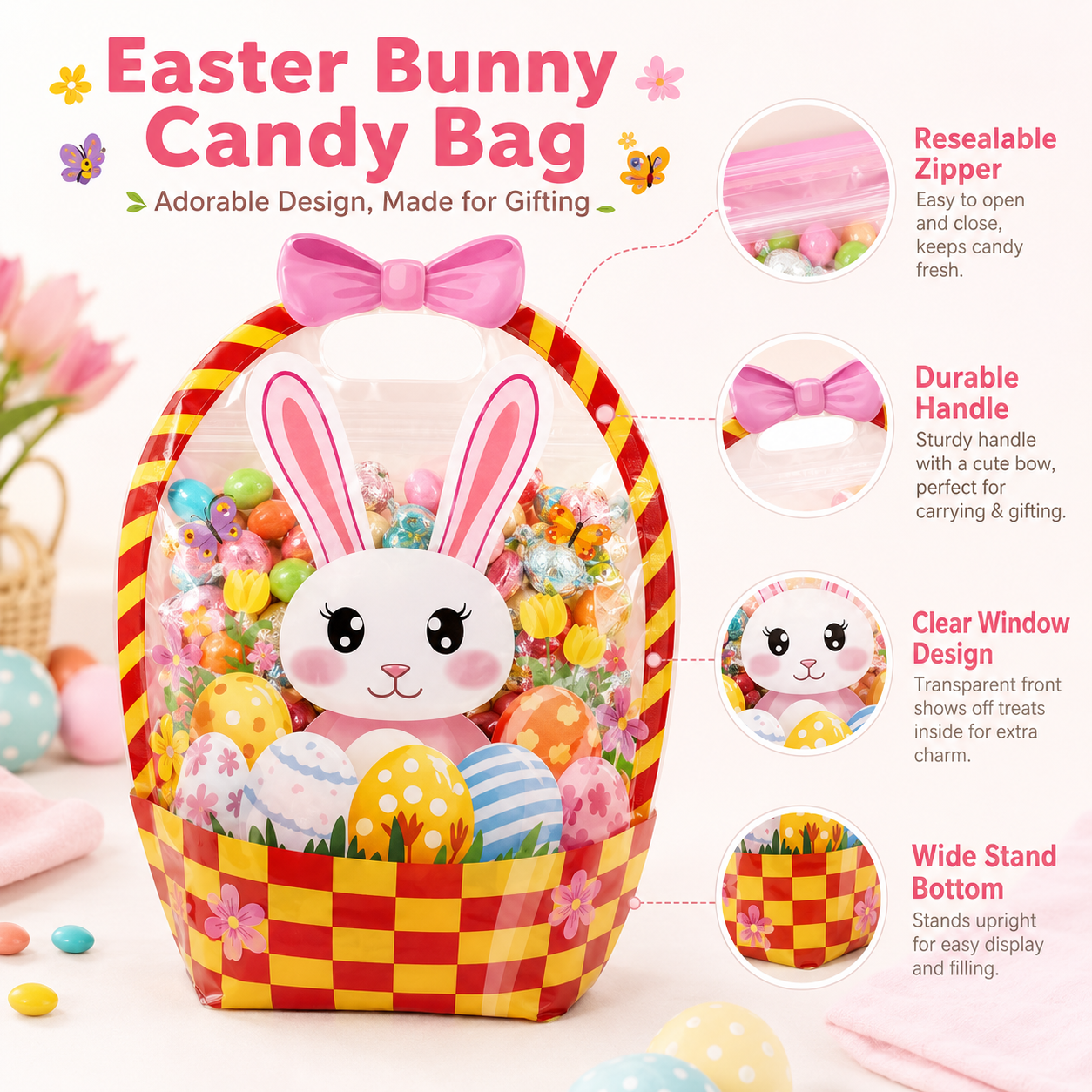 Seasonal Character Treat Bags – 12 Pack