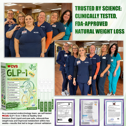 ✨ CVS® GLP-1 8-in-1 Slim & Healthy Oral Solution | Once daily. Supports weight management, appetite control, heart and gut health, joints, skin and energy