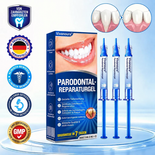 🏅🦷📌 Vivanoura® Zahnfleisch-Regenerationsgel für Parodontitis