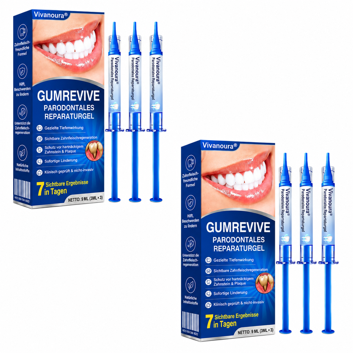🏅🦷📌 Vivanoura® Zahnfleisch-Regenerationsgel für Parodontitis