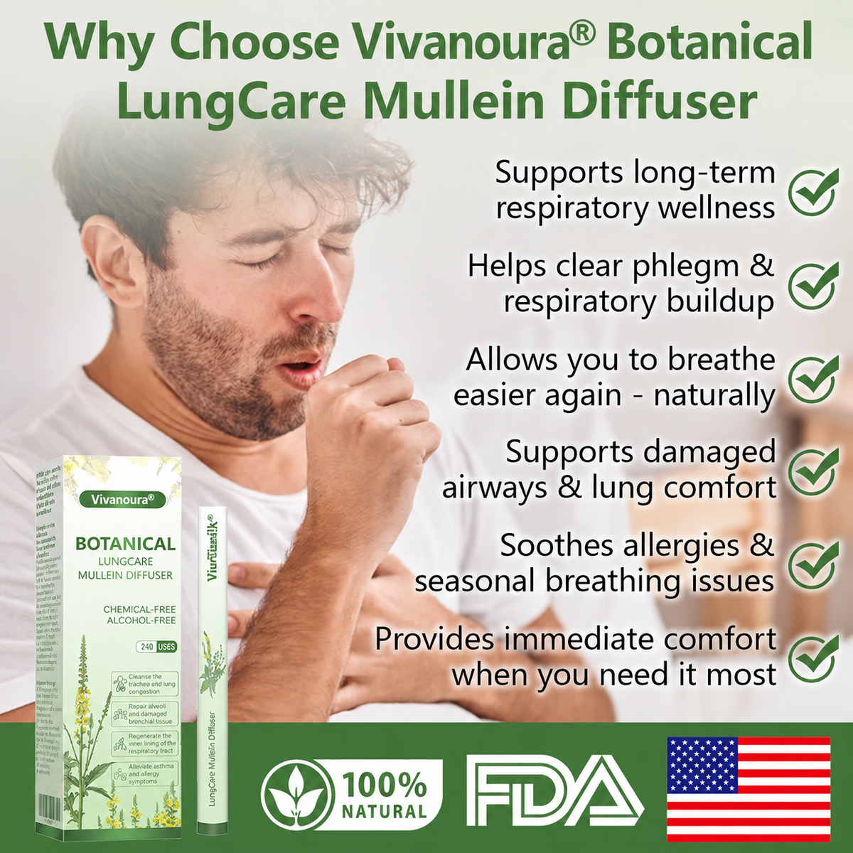 ✨CVS®  🌿Botanical Mullein Diffuser – Everyday LungCare ✨