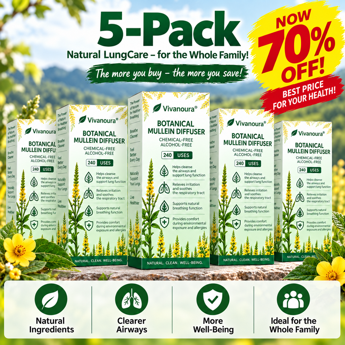 ✨CVS®  🌿Botanical Mullein Diffuser – Everyday LungCare ✨