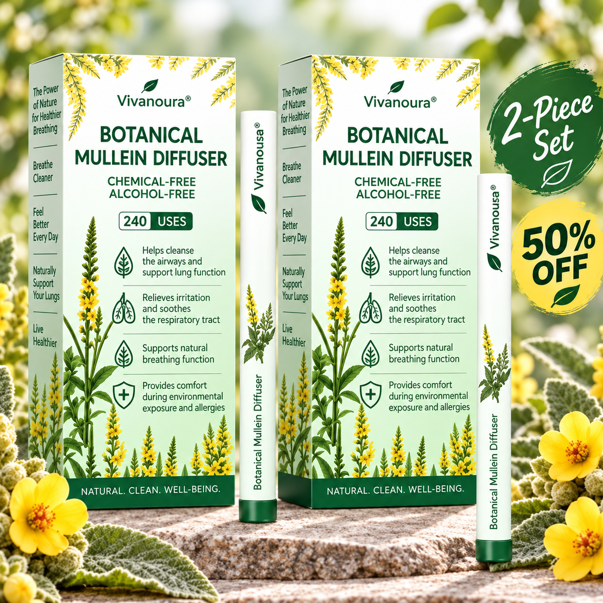 ✨CVS®  🌿Botanical Mullein Diffuser – Everyday LungCare ✨