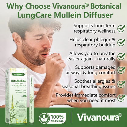 ✨Vivanoura®  🌿Botanical Mullein Diffuser – Everyday LungCare ✨