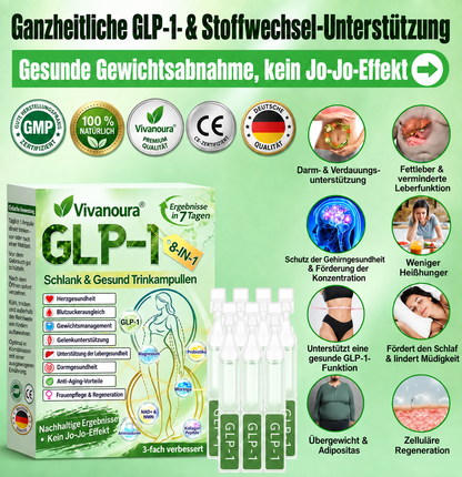 🔥 GLP-1 8-in-1 Slim & Healthy Lösung | 1× täglich – sichtbare Ergebnisse in 7 Tagen | Für Gewicht, Herz, Blutzucker, Schlaf, Darm, Gelenke, Haut & Energie | CE · MDR (EU) 2017/745