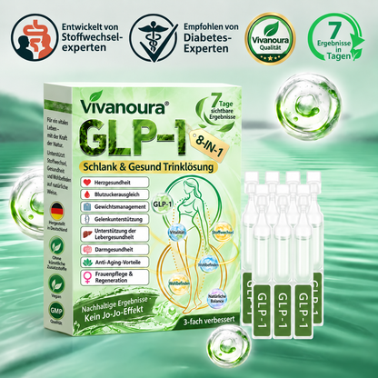 🔥 GLP-1 8-in-1 Slim & Healthy Lösung | 1× täglich – sichtbare Ergebnisse in 7 Tagen | Für Gewicht, Herz, Blutzucker, Schlaf, Darm, Gelenke, Haut & Energie | CE · MDR (EU) 2017/745