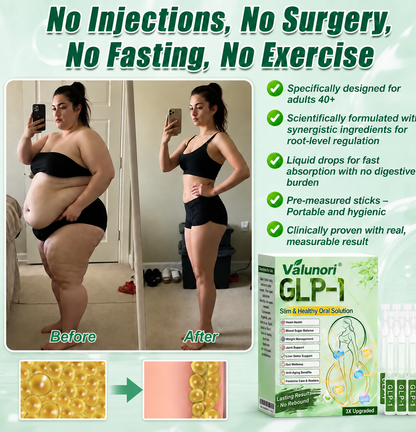 ⏰Valunori® GLP-1 8-in-1 Slim & Healthy Oral Solution | Once daily. Supports weight management, appetite control, heart and gut health, joints, skin and energy.