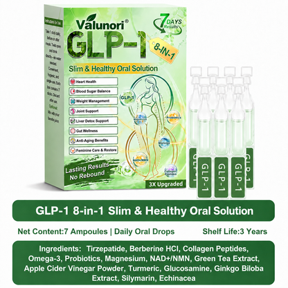 ⏰Valunori® GLP-1 8-in-1 Slim & Healthy Oral Solution | Once daily. Supports weight management, appetite control, heart and gut health, joints, skin and energy.