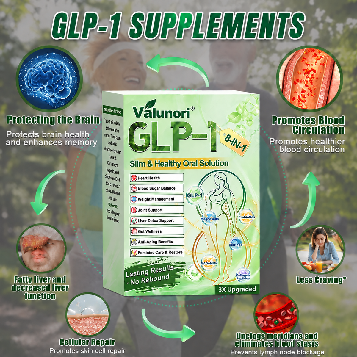 ⏰Valunori® GLP-1 8-in-1 Slim & Healthy Oral Solution | Once daily. Supports weight management, appetite control, heart and gut health, joints, skin and energy.