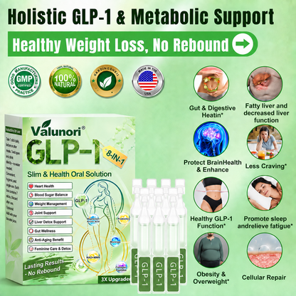 ⏰Valunori® GLP-1 8-in-1 Slim & Healthy Oral Solution | Once daily. Supports weight management, appetite control, heart and gut health, joints, skin and energy.