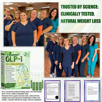 ⏰Valunori® GLP-1 8-in-1 Slim & Healthy Oral Solution | Once daily. Supports weight management, appetite control, heart and gut health, joints, skin and energy.