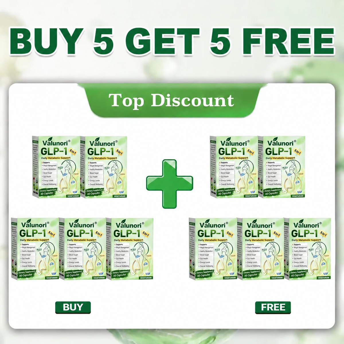 ⏰Valunori® GLP-1 8-in-1 Slim & Healthy Oral Solution | Once daily. Supports weight management, appetite control, heart and gut health, joints, skin and energy.