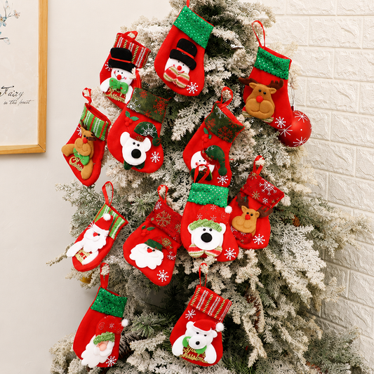 Christmas Tree Hanging Treat Bags - 40-Pack
