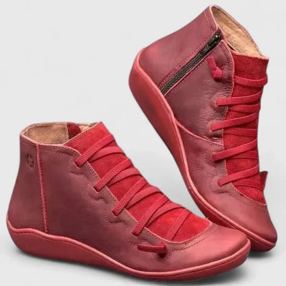 🔥 Letzter Tag: 50 % Rabatt – Wasserdichte orthopädische Damen-Lederstiefeletten