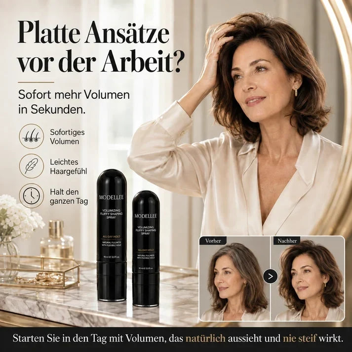 [Sonderangebot – Heute 49% sparen 🔥]90ml Volumen Haarspray mit Pfirsichduft – Sofort mehr Fülle für feines Haar