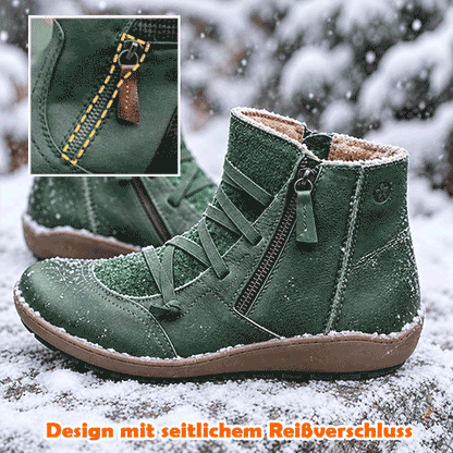 🔥 Letzter Tag: 50 % Rabatt – Wasserdichte orthopädische Damen-Lederstiefeletten