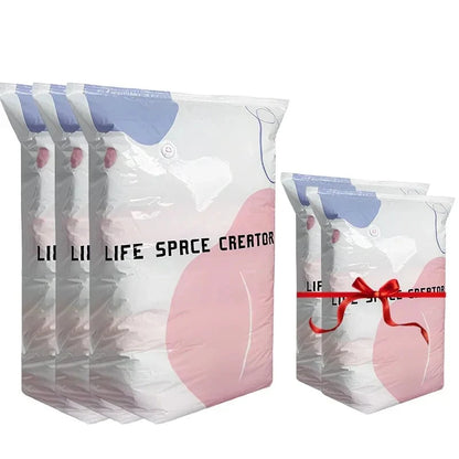 Sacs de rangement sous vide sans pompe