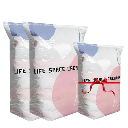 Sacs de rangement sous vide sans pompe