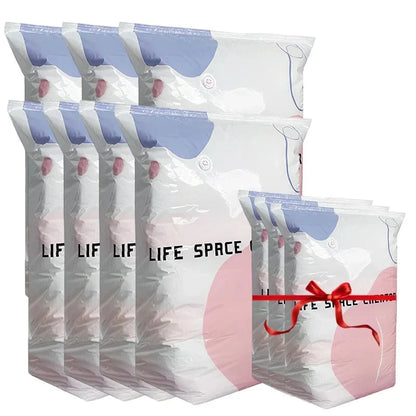 Sacs de rangement sous vide sans pompe