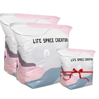 Sacs de rangement sous vide sans pompe
