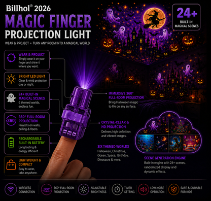 Billhol Magic Finger Projection Light — image 6